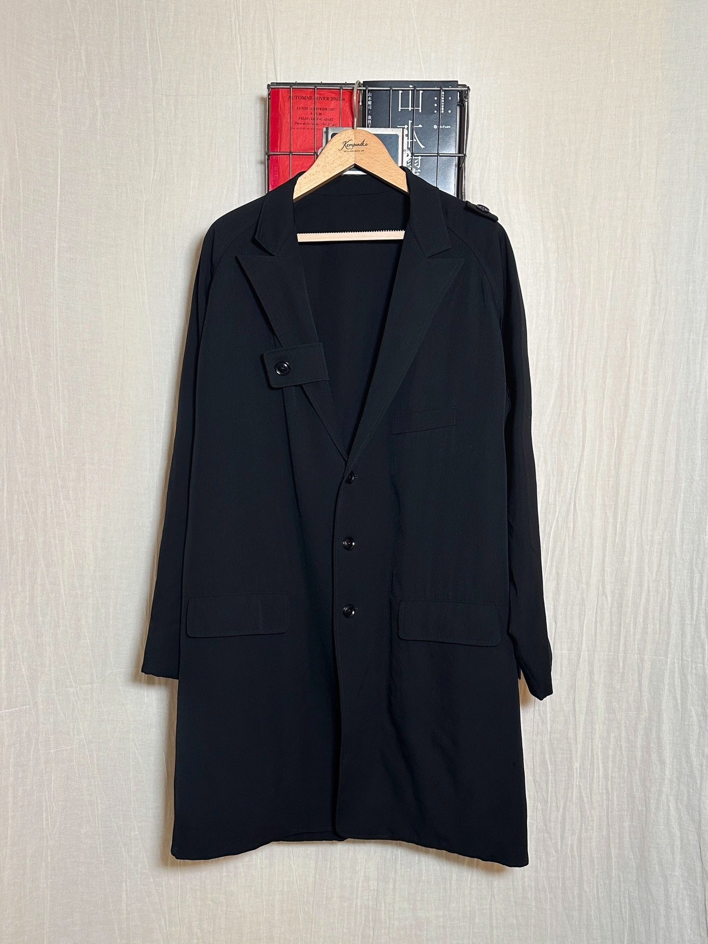 Yohji Yamamoto 17AW Double-Sided Gaba Coat — front