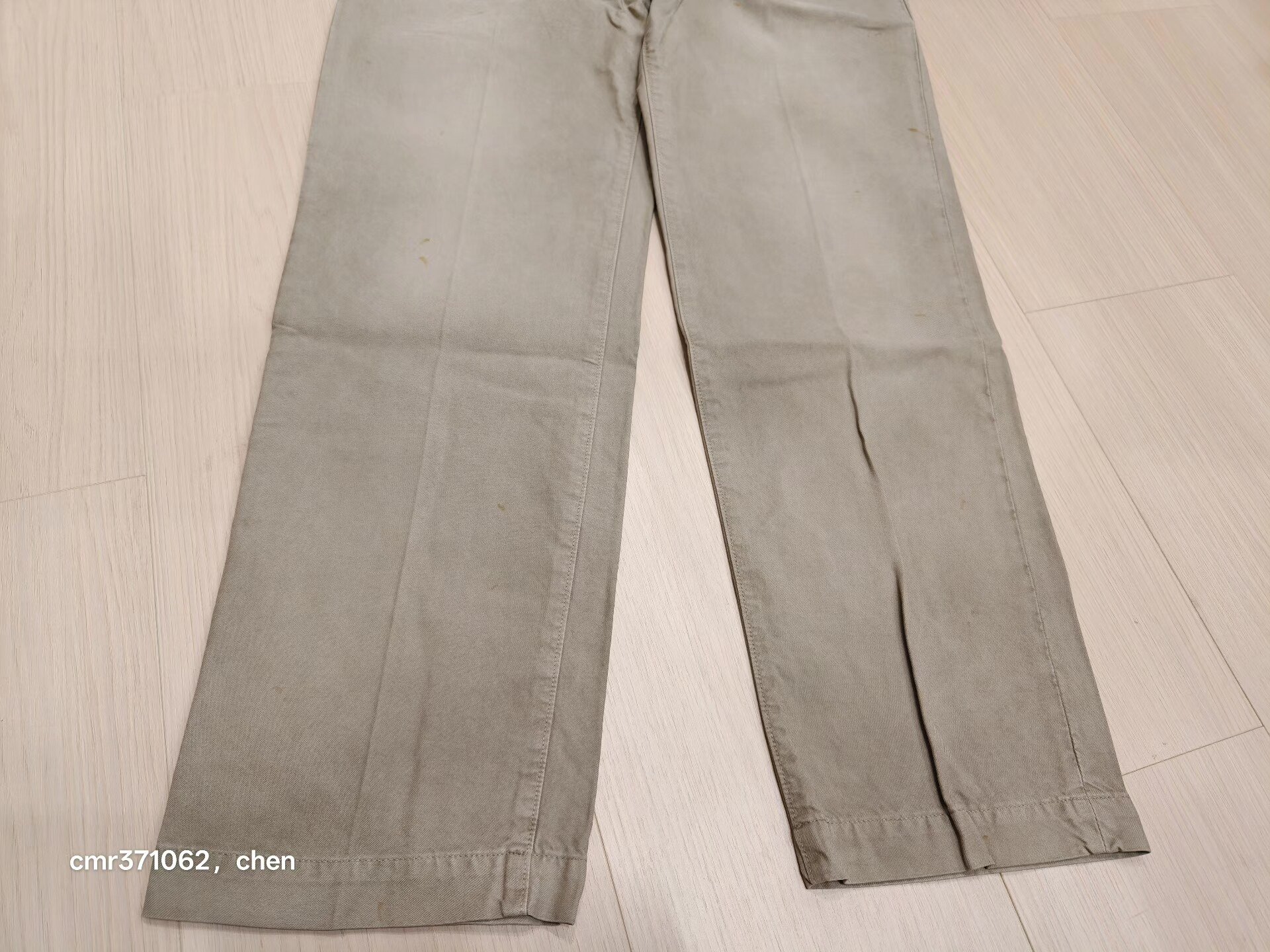 VISVIM 24SS FIELD CHINO PANTS DMGD — back