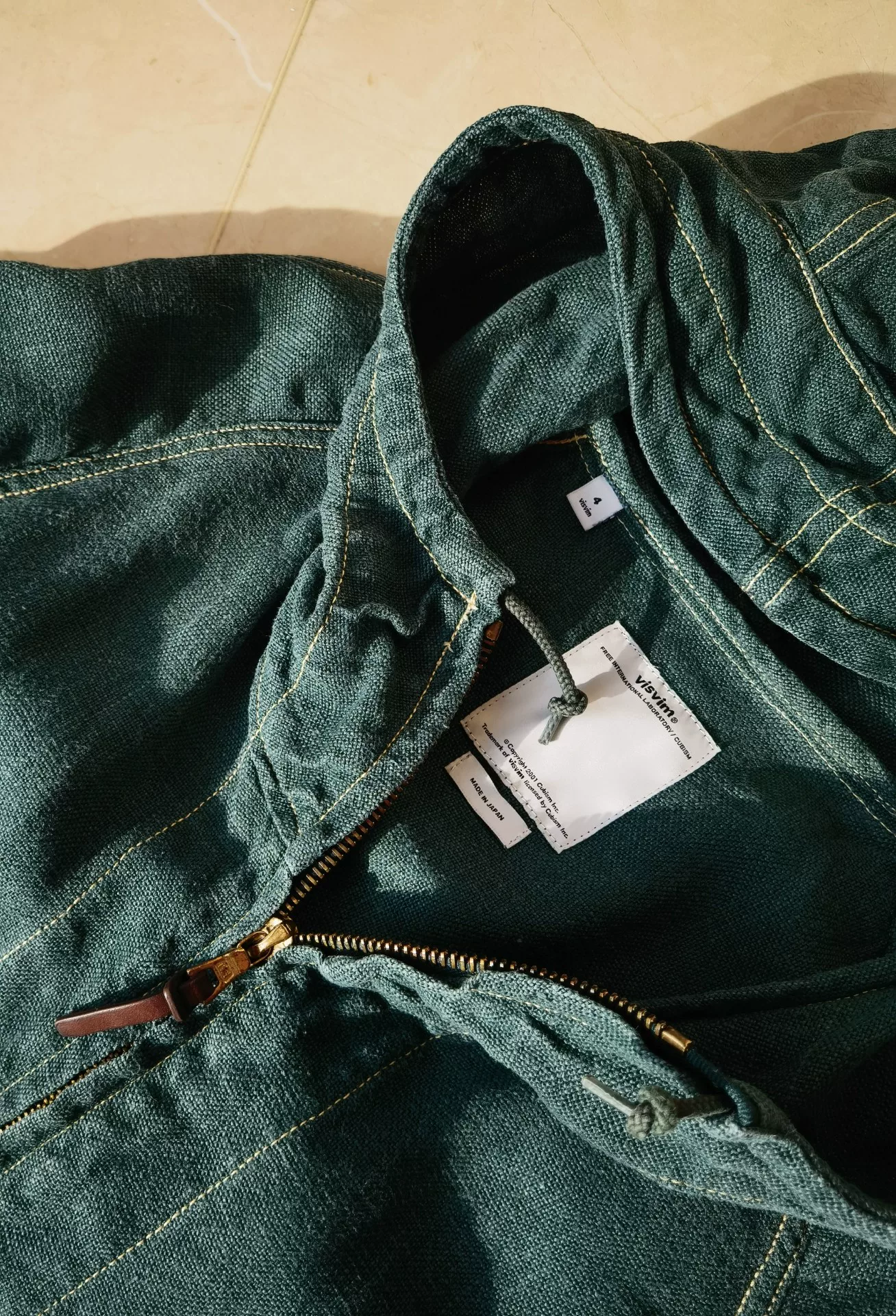 VISVIM 12SS CORPUS HOODED JACKET — back