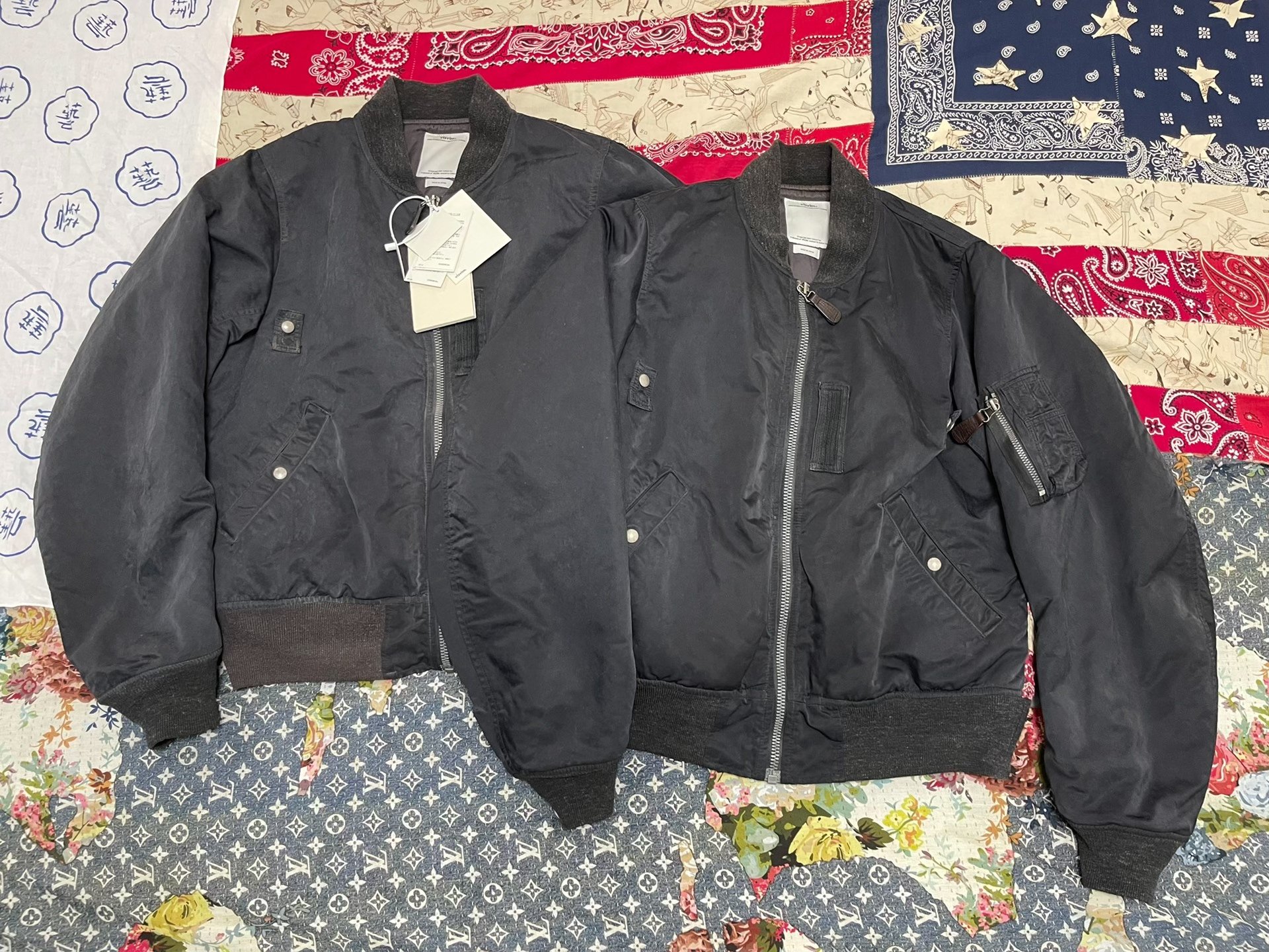 visvim 17AW ICT Thorson Stars MA-1 Jacket — back