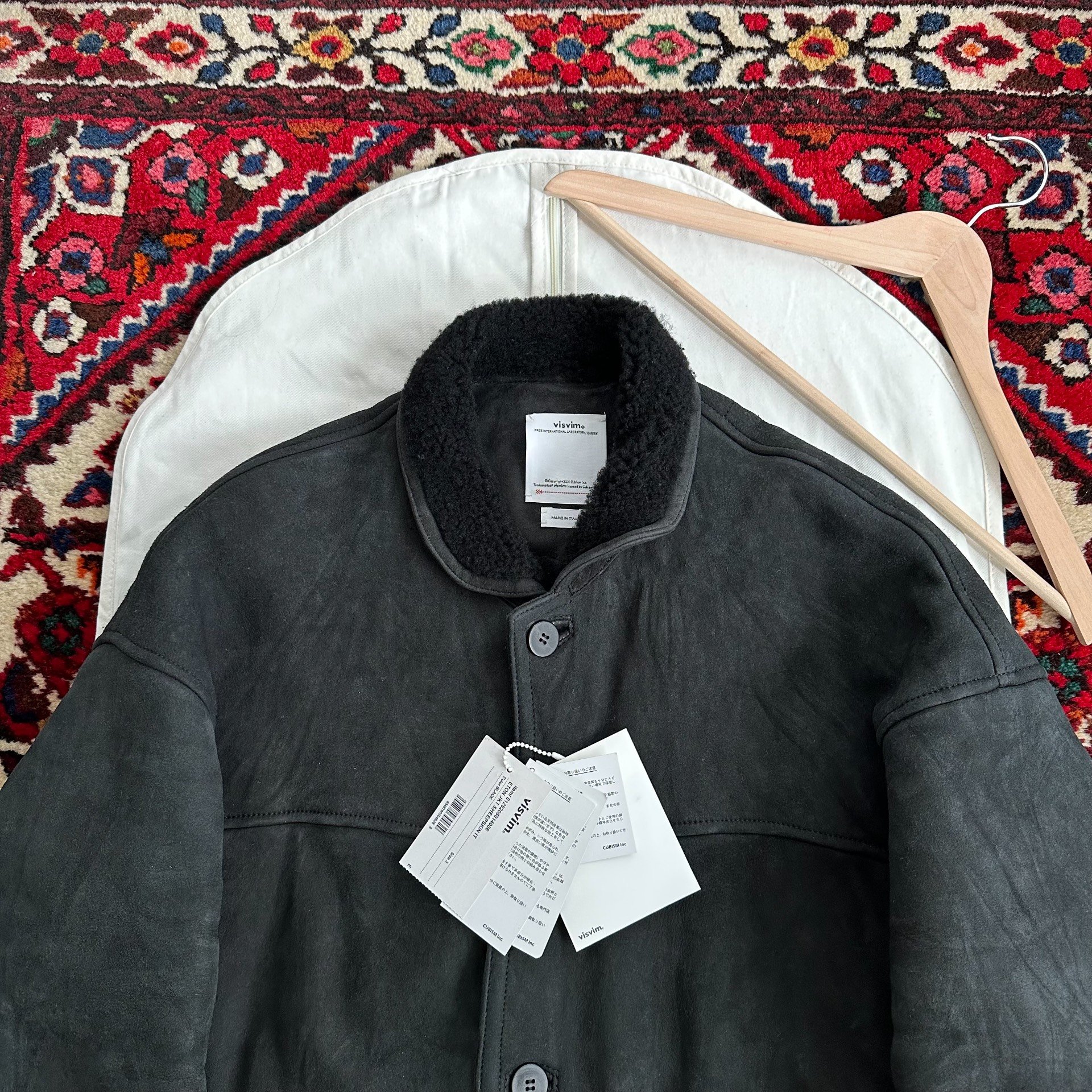 visvim 25AW ETON SHEEPSKIN JKT — back