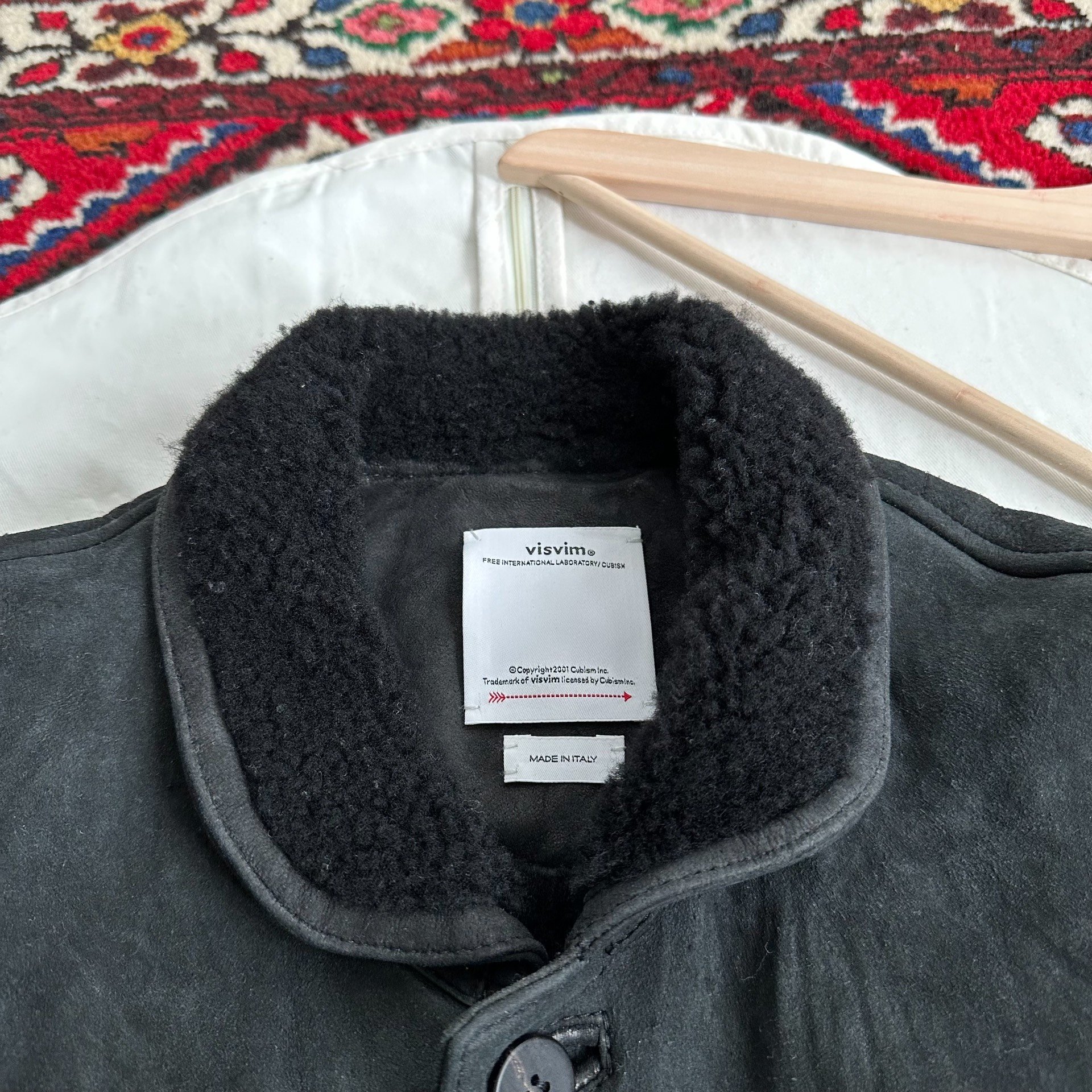 visvim 25AW ETON SHEEPSKIN JKT — label