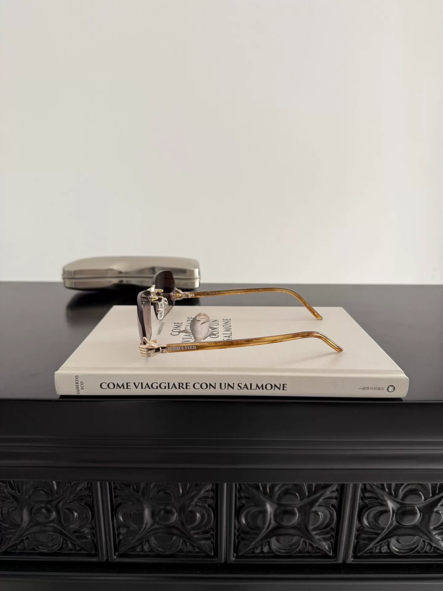 Jean Paul Gaultier Ghost Hand Sunglasses — label
