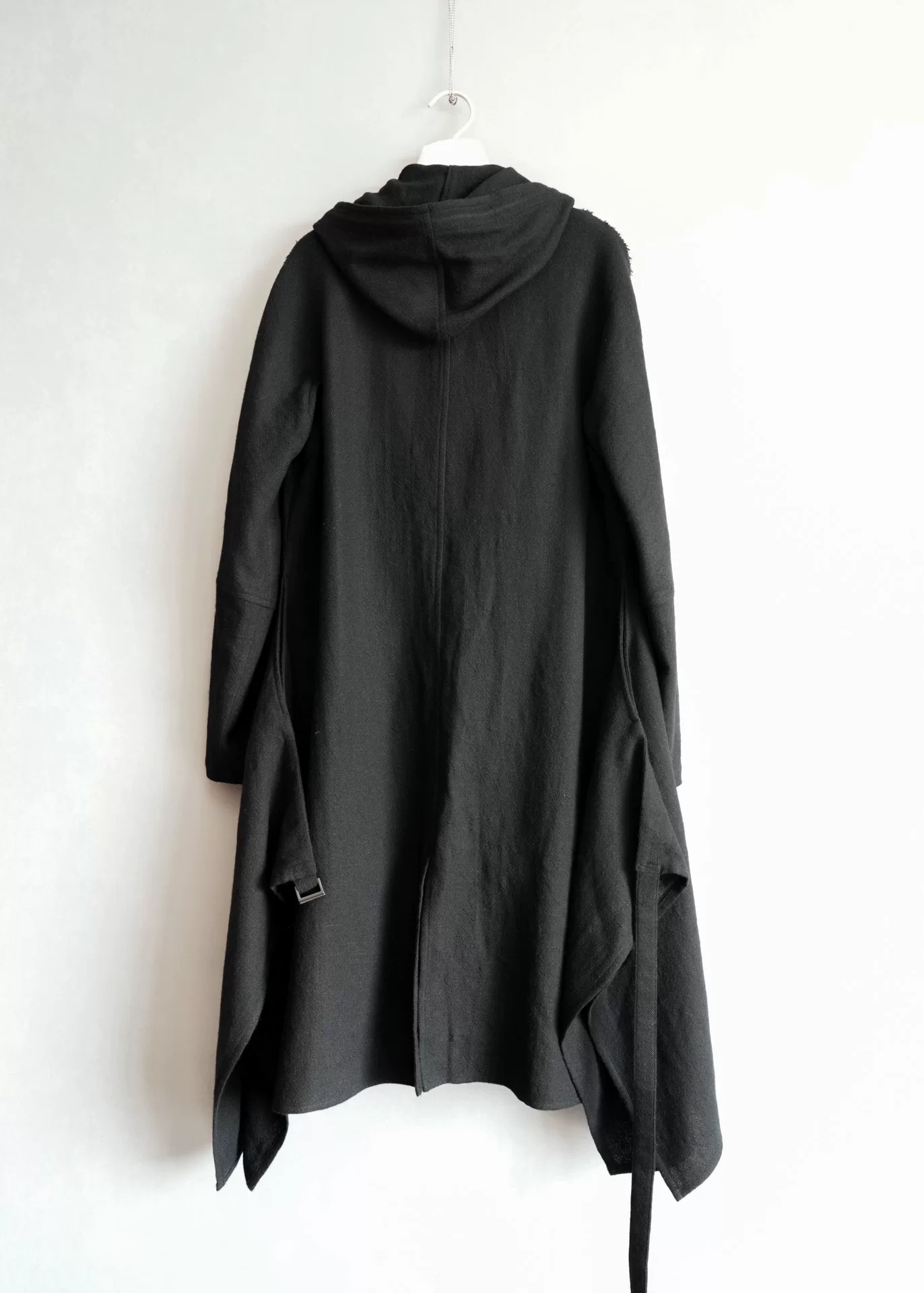 Yohji Yamamoto 14AW Runway Hooded Coat — front