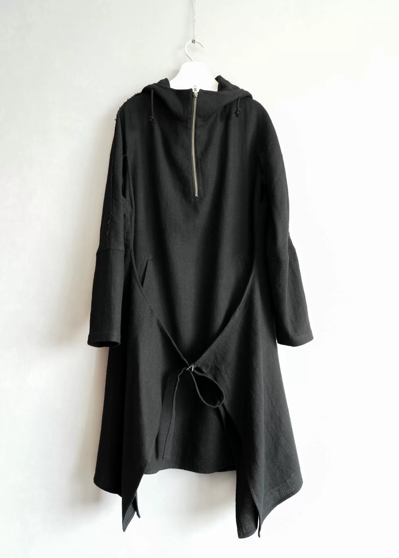 Yohji Yamamoto 14AW Runway Hooded Coat — back