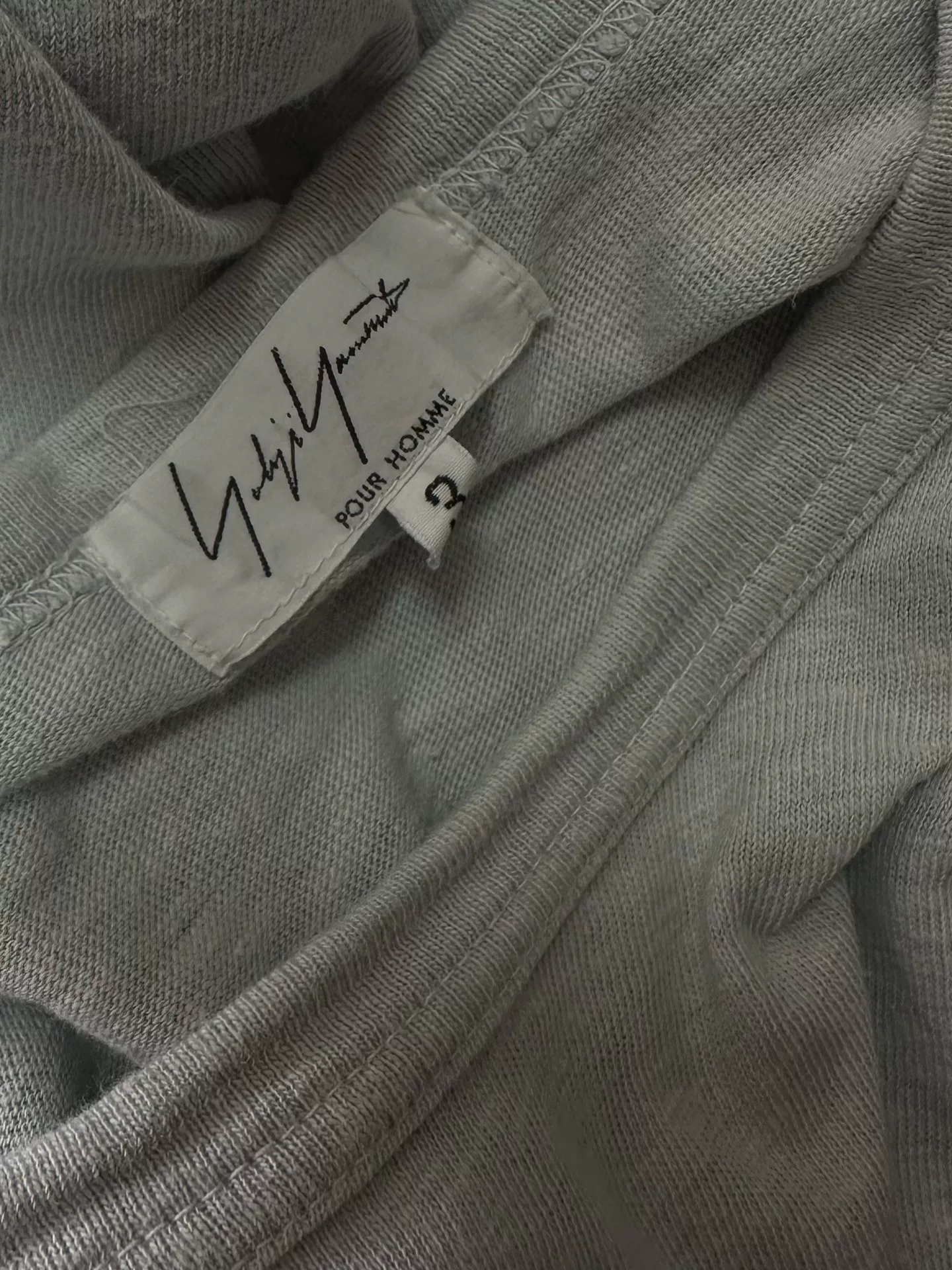 Yohji Yamamoto 05SS Baltan Alien T — detail