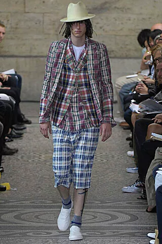 Comme des Garçons 08SS Plaid Runway Coat