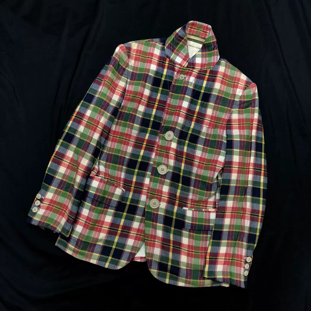 Comme des Garçons 08SS Plaid Runway Coat — front