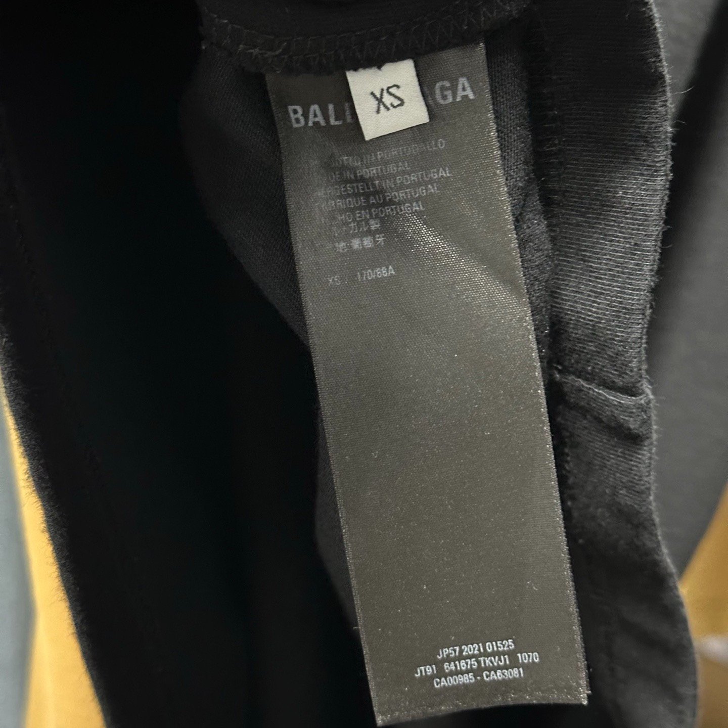 Balenciaga Coca-Cola Embroidered Short Sleeve Tee — label