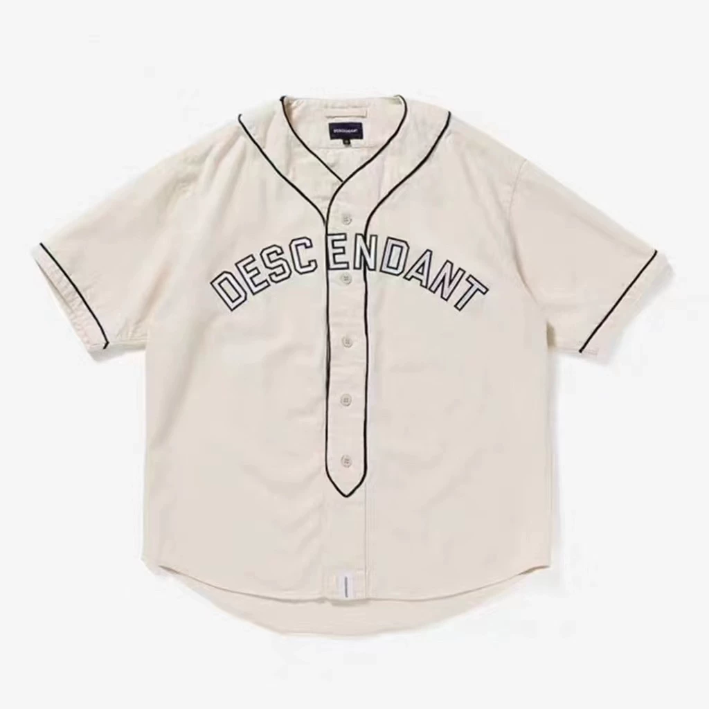 Descendant Bleek Collarless Baseball Cardigan