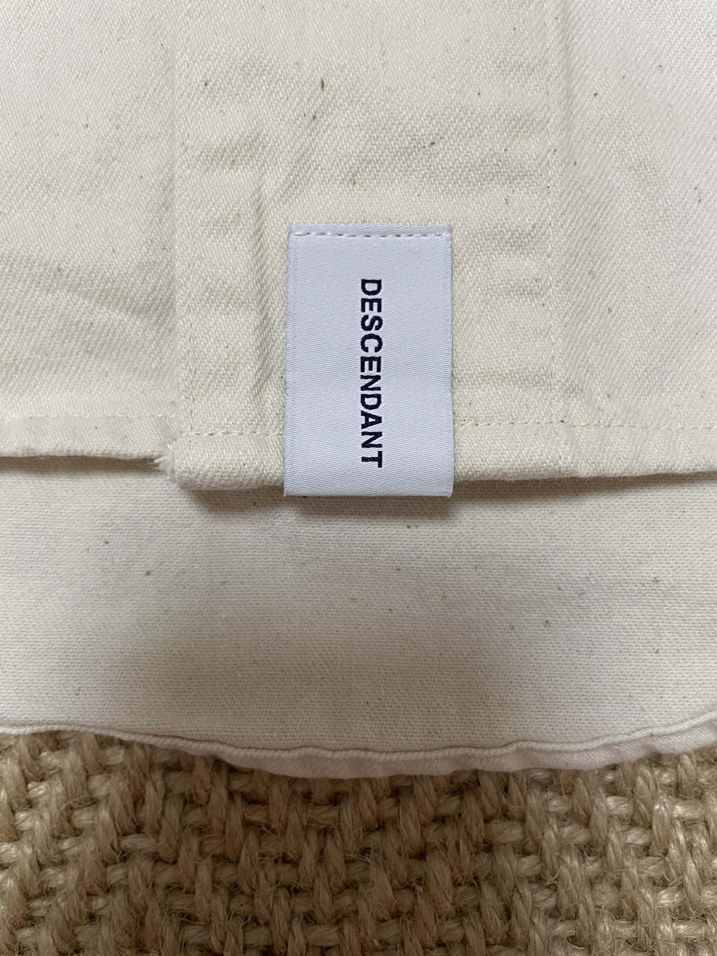 Descendant Bleek Collarless Baseball Cardigan — back