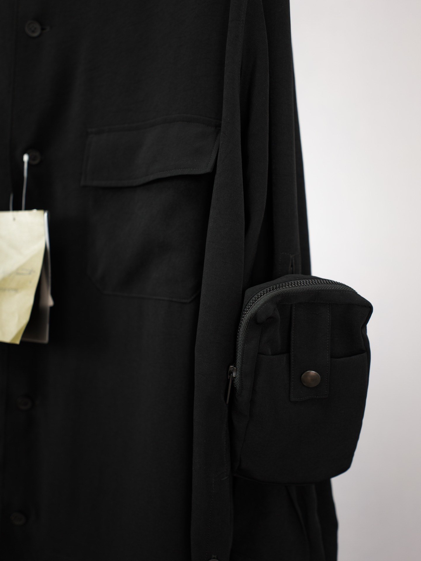 Yohji Yamamoto 25SS Multi-Pocket Shirt Jacket — label