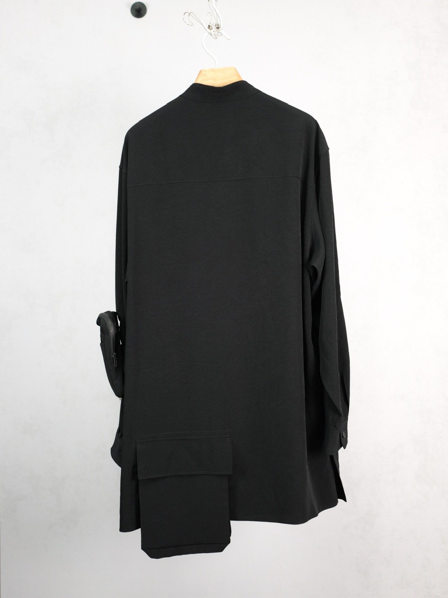 Yohji Yamamoto 25SS Multi-Pocket Shirt Jacket — back