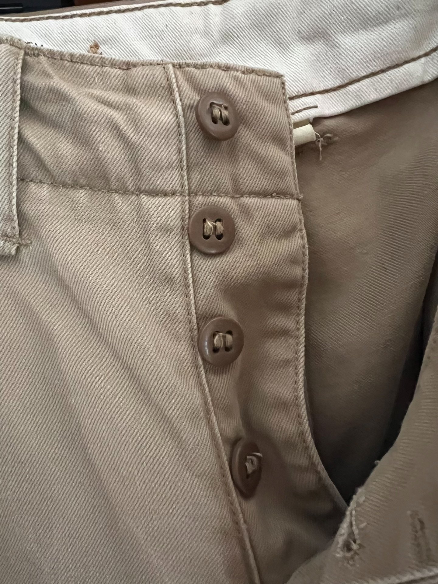 RRL Double RL Khaki Officer Pants — back