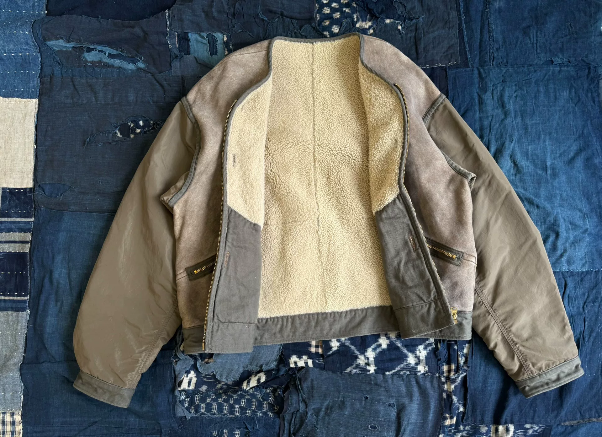 Visvim 25SS Iris Sheepskin Jacket — front