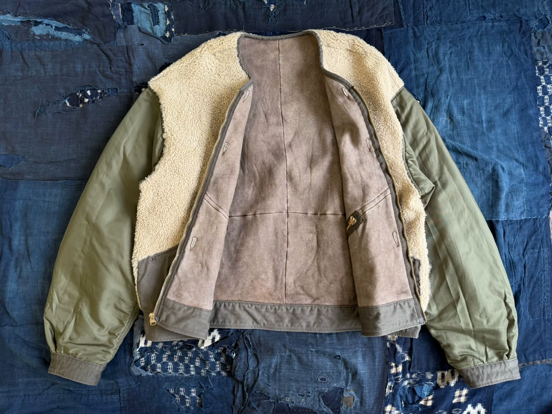 Visvim 25SS Iris Sheepskin Jacket — label