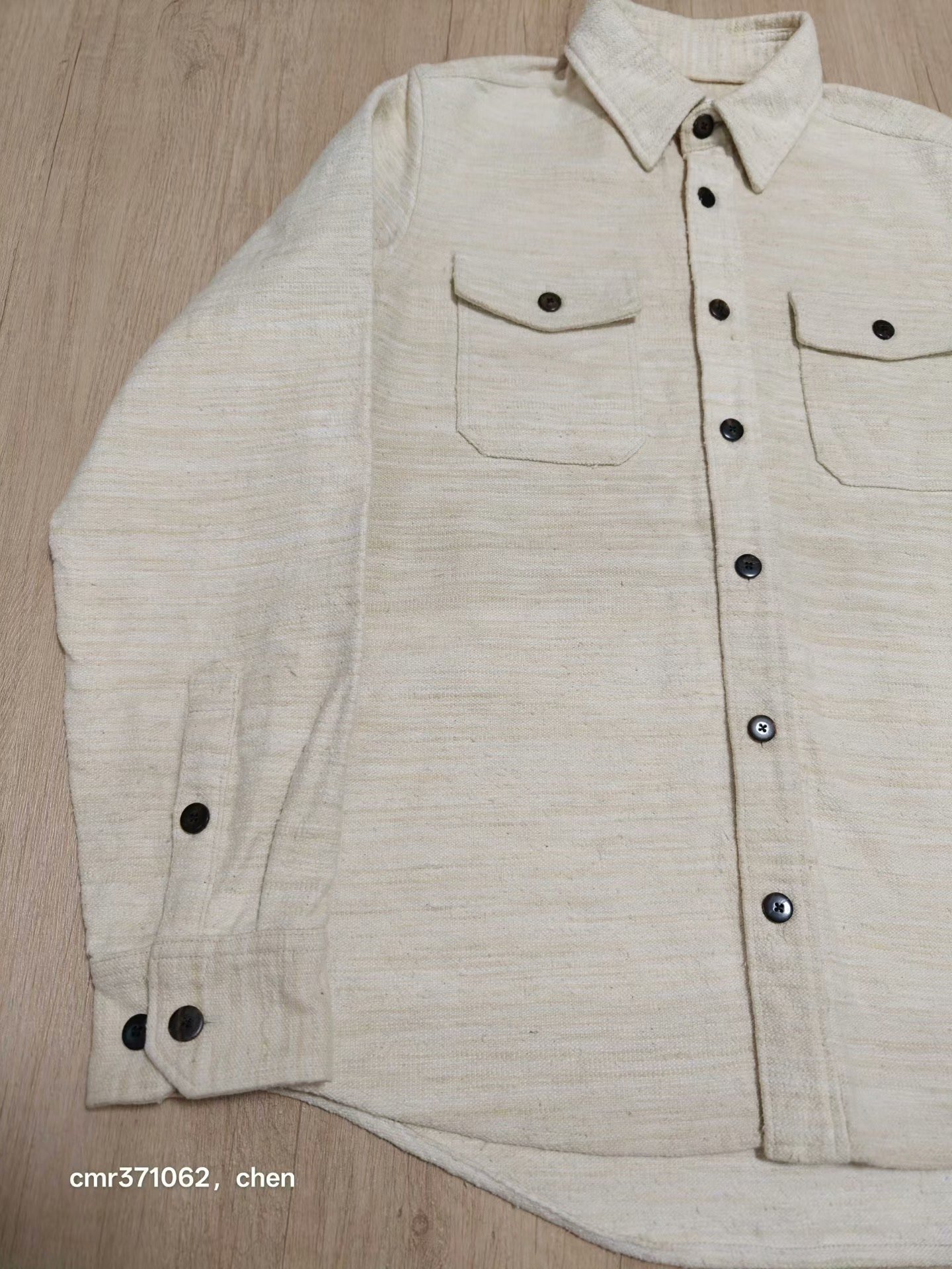 VISVIM 19AW SPOT BLACK ELK FLANNEL — front
