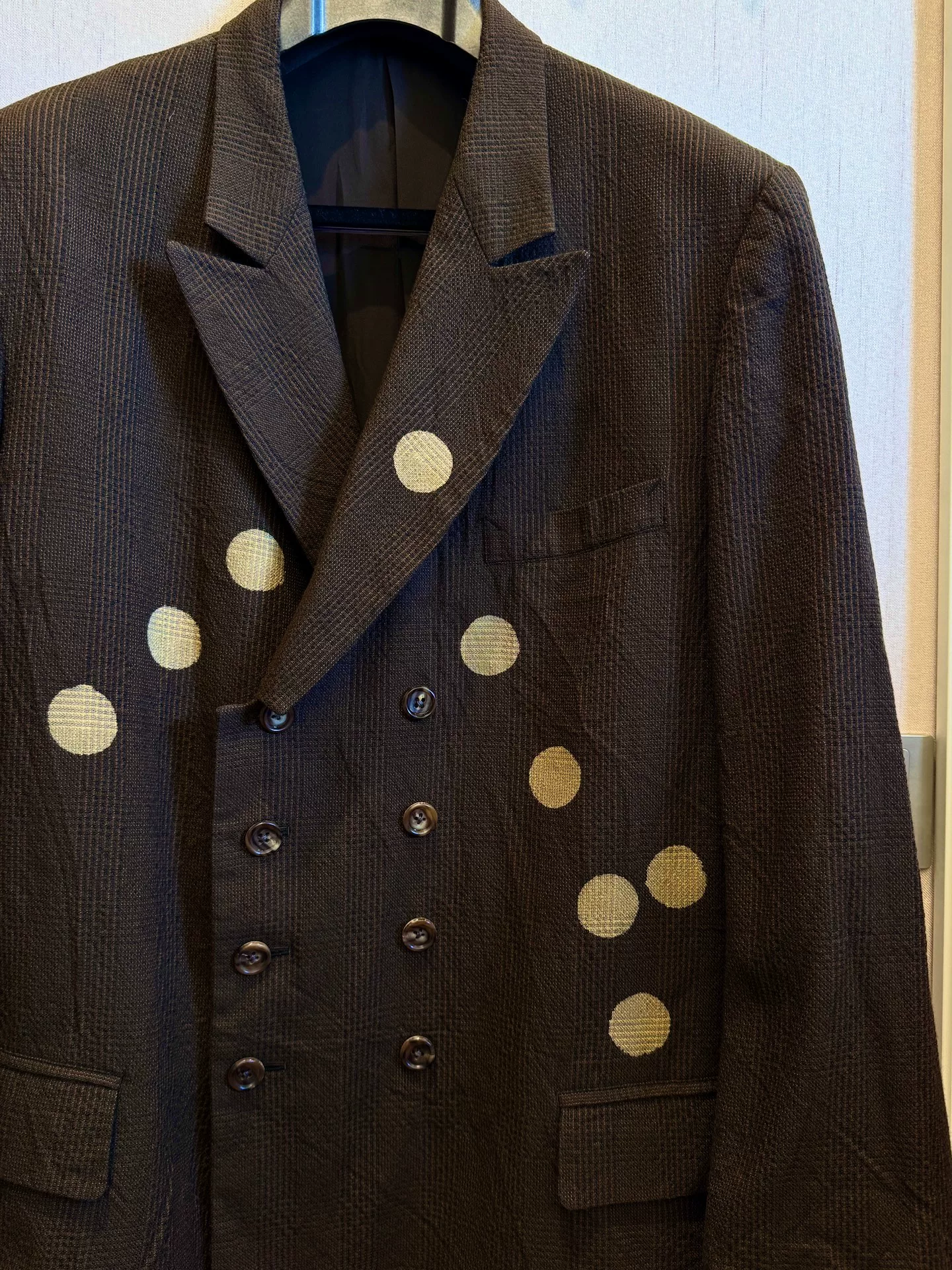 Yohji Yamamoto 96AW Double-Breasted Blazer — front