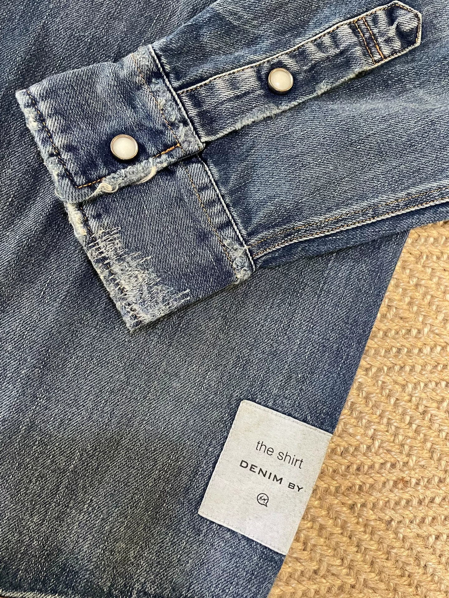 Vanquish & Fragment Denim Shirt Jacket — back