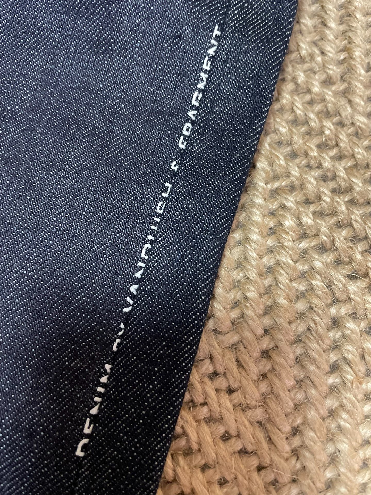Vanquish & Fragment Red Flash Denim Jeans — label