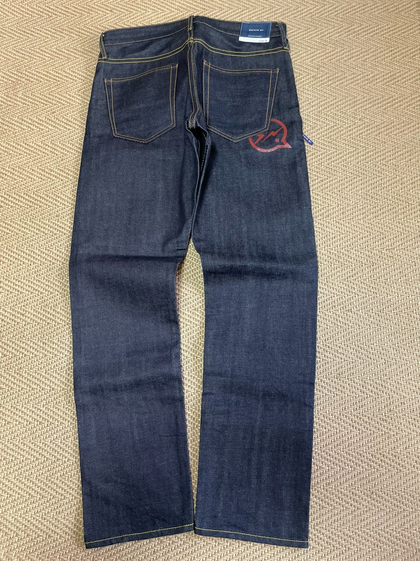Vanquish & Fragment Red Flash Denim Jeans