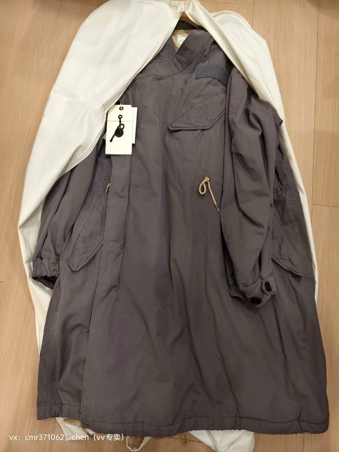 VISVIM 20AW Chamdo Fishtail Parka — back