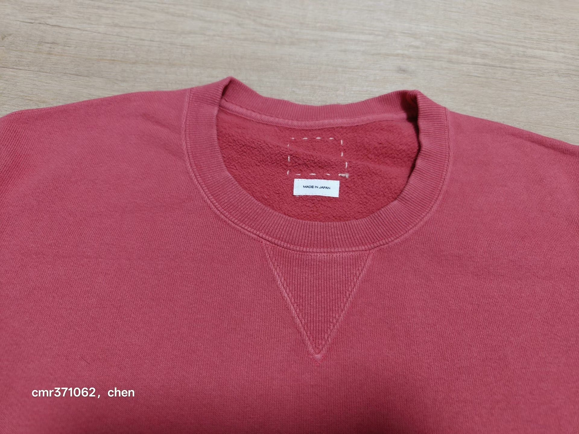 visvim 26ss Jumbo SB Sweat L/S DMGD — back