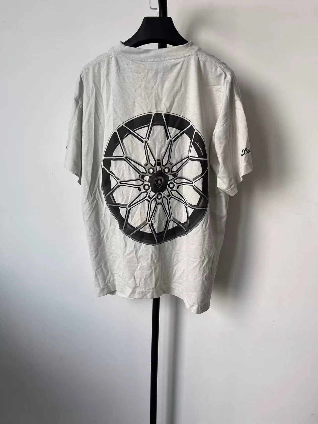 Balenciaga x Lamborghini Asymmetric Loose T-shirt — front