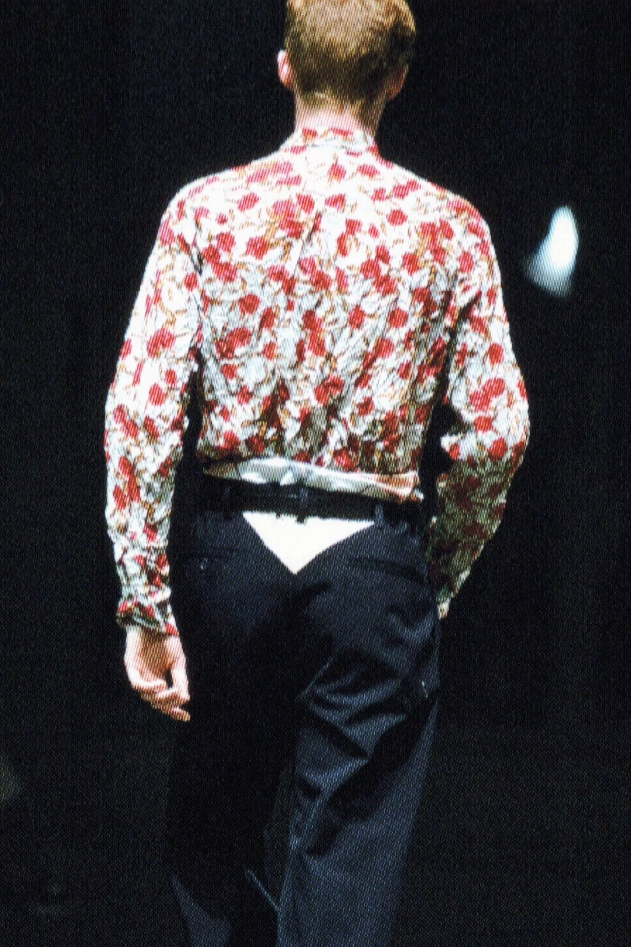 Yohji Yamamoto 01ss Ink Azalea Shirt — detail