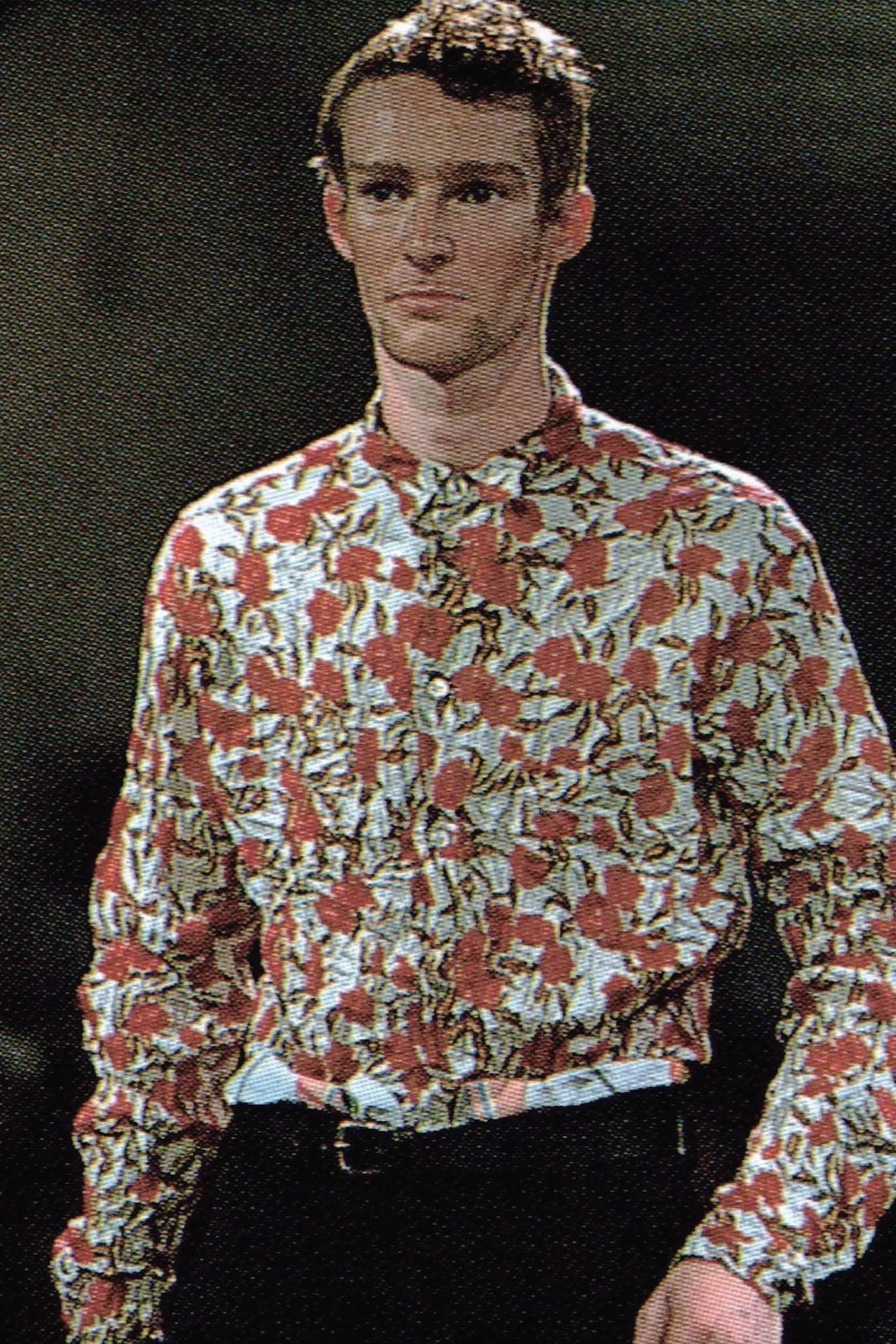 Yohji Yamamoto 01ss Ink Azalea Shirt