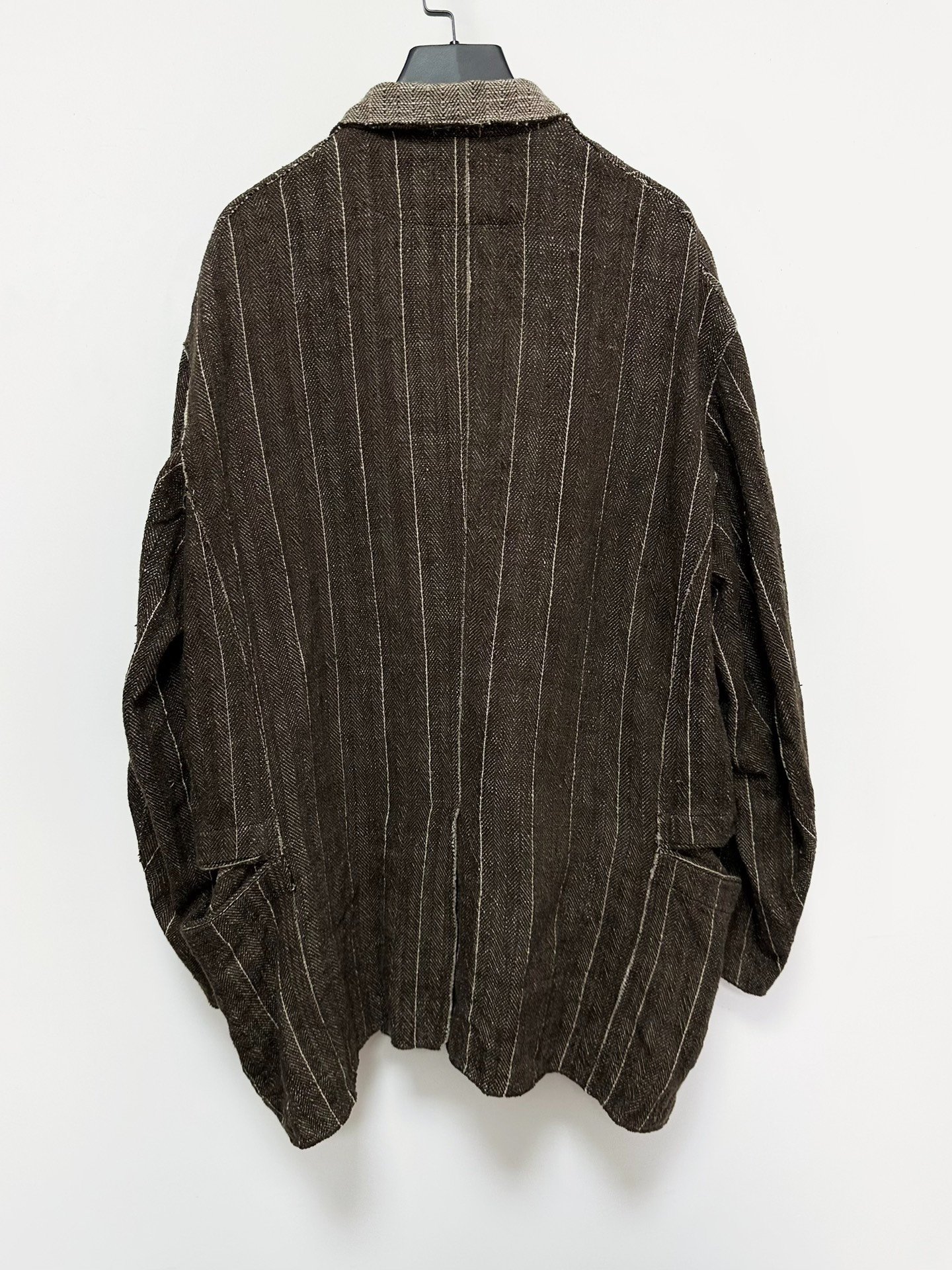 Andrew Driftwood Handwoven Double-Sided Jacket — label