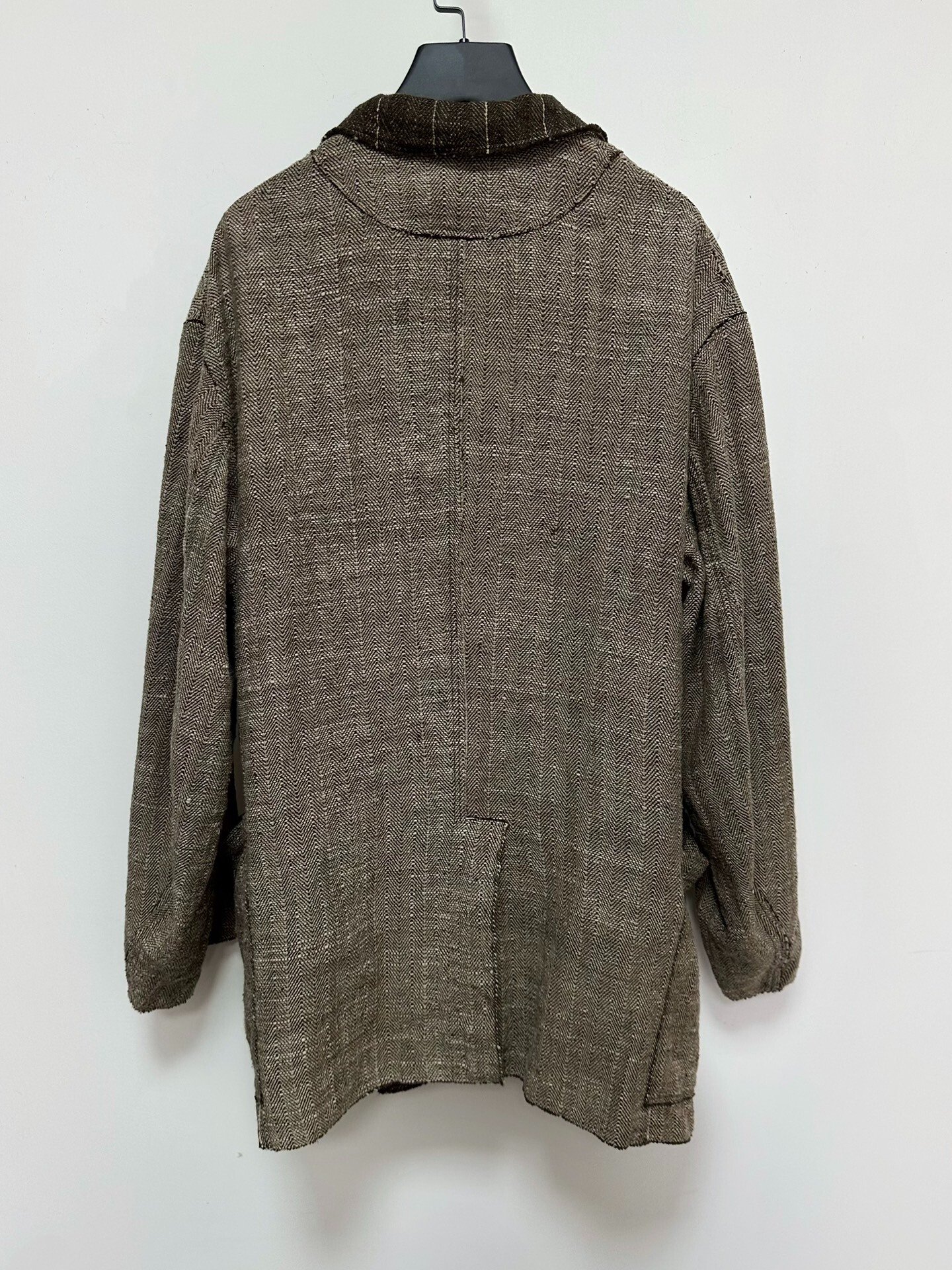Andrew Driftwood Handwoven Double-Sided Jacket — detail