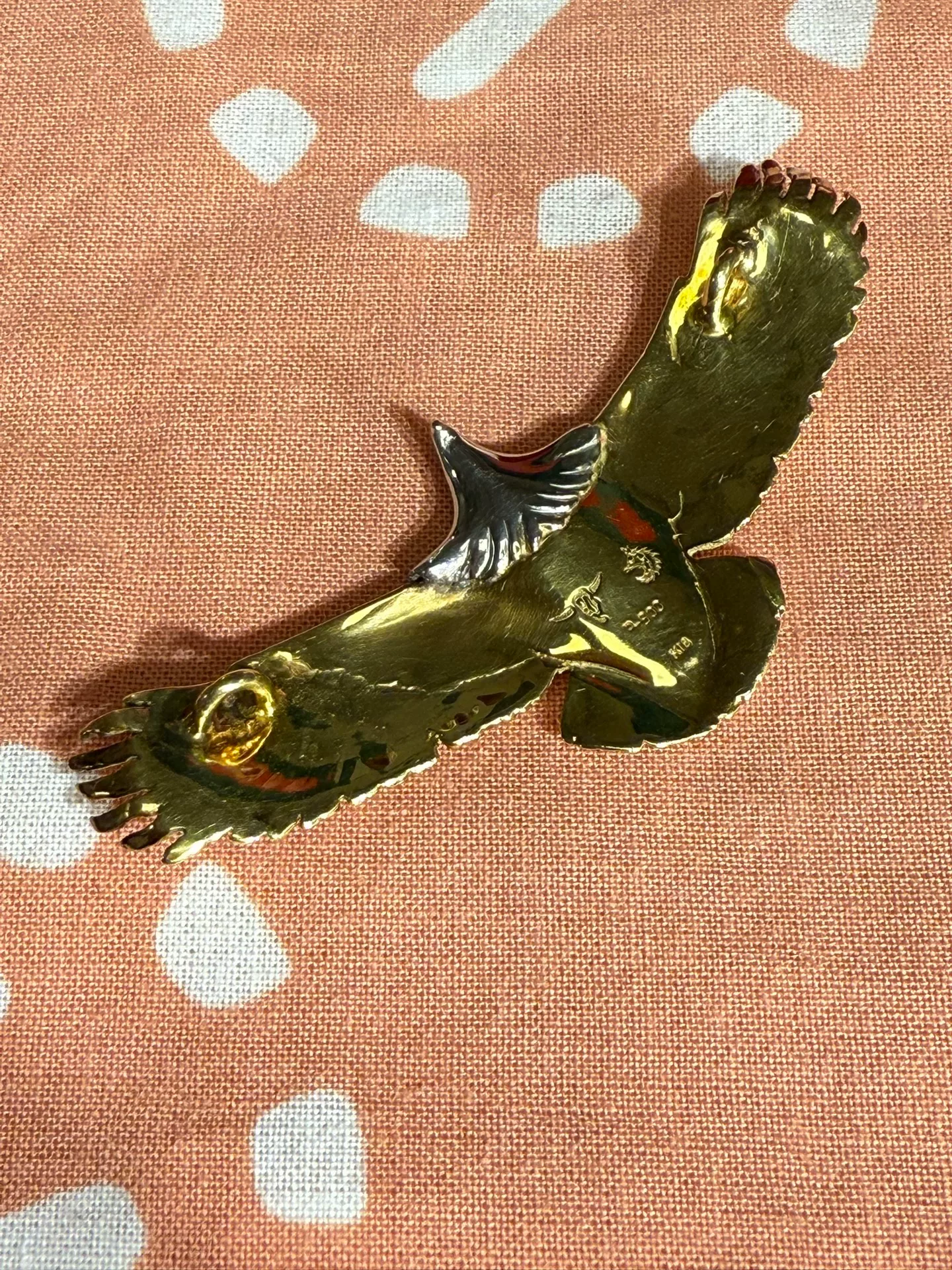 TADY&KING TK Medium Eagle Pendant — front