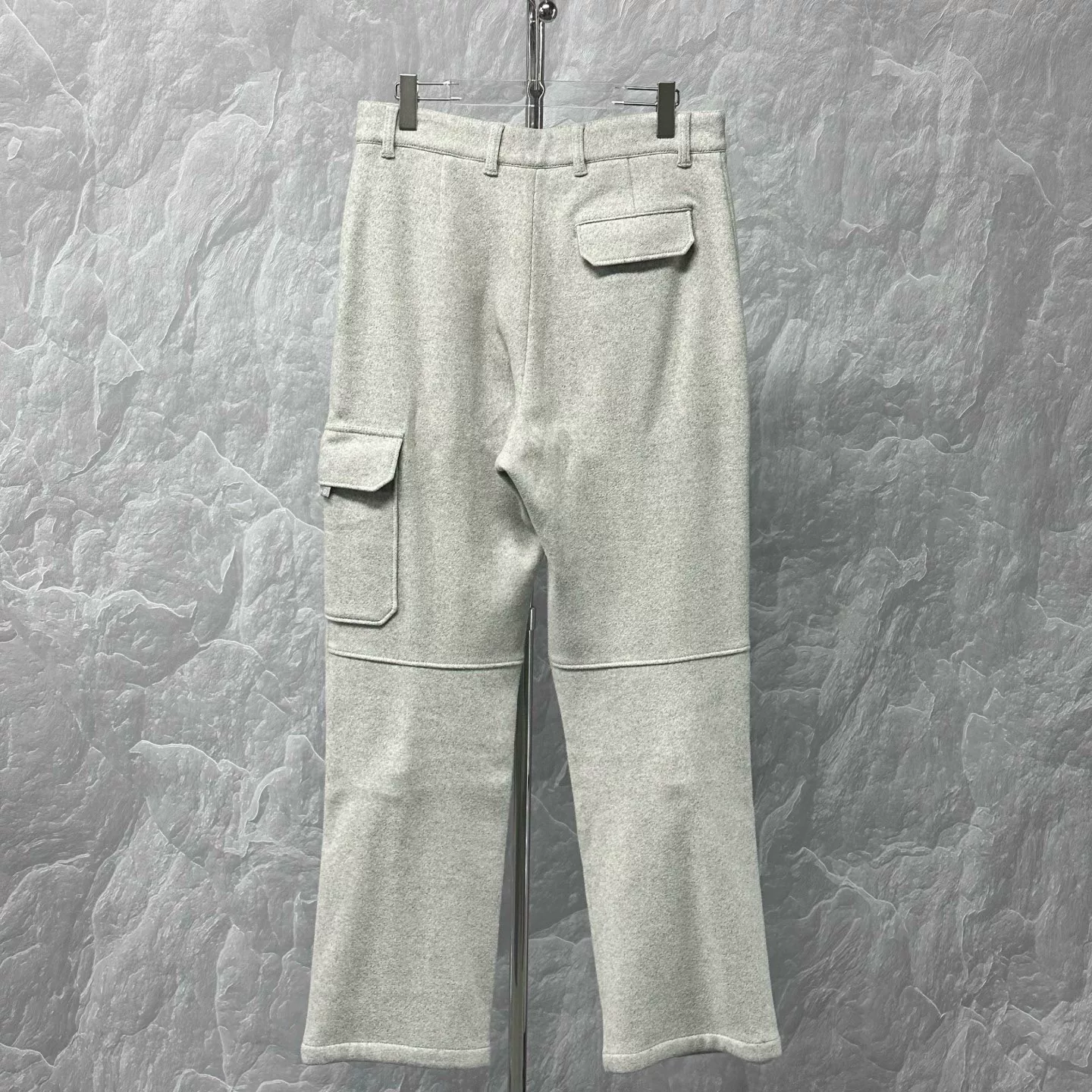 Louis Vuitton SS25 Logo Wool Pants — back