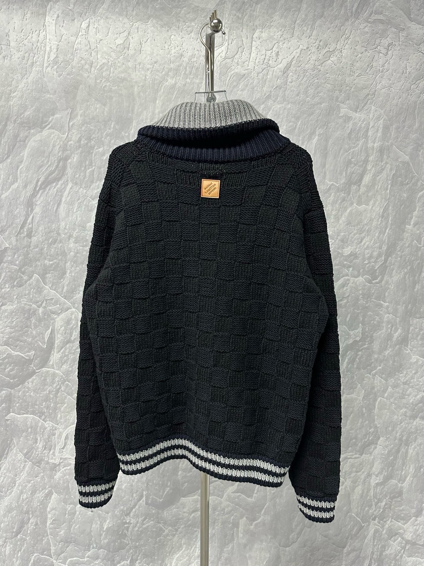 Louis Vuitton FW25 Knit Collar Sweater — back