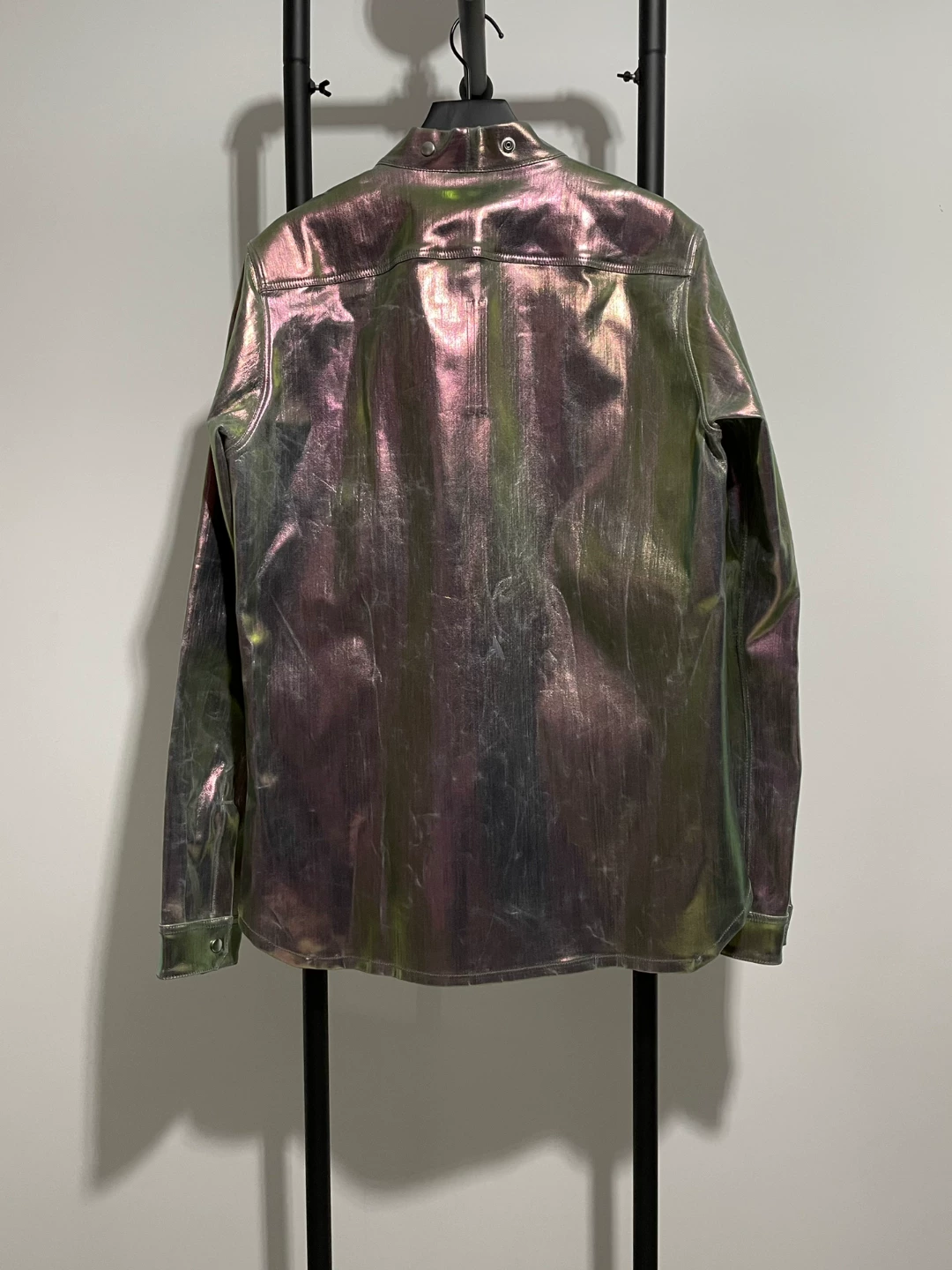 Rick Owens Iridescent Metallic Jacket — front