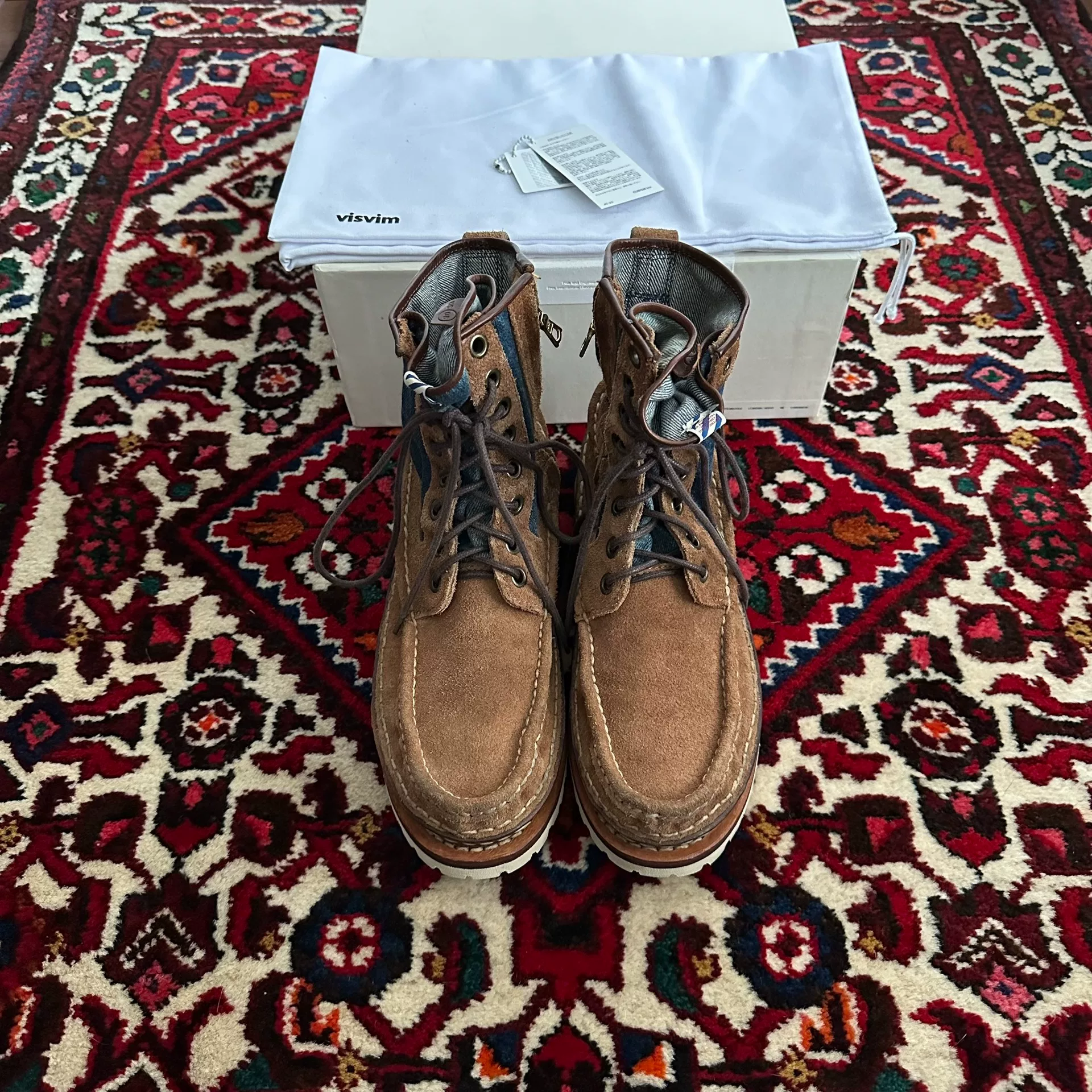 visvim 11AW Grizzly Boots — front