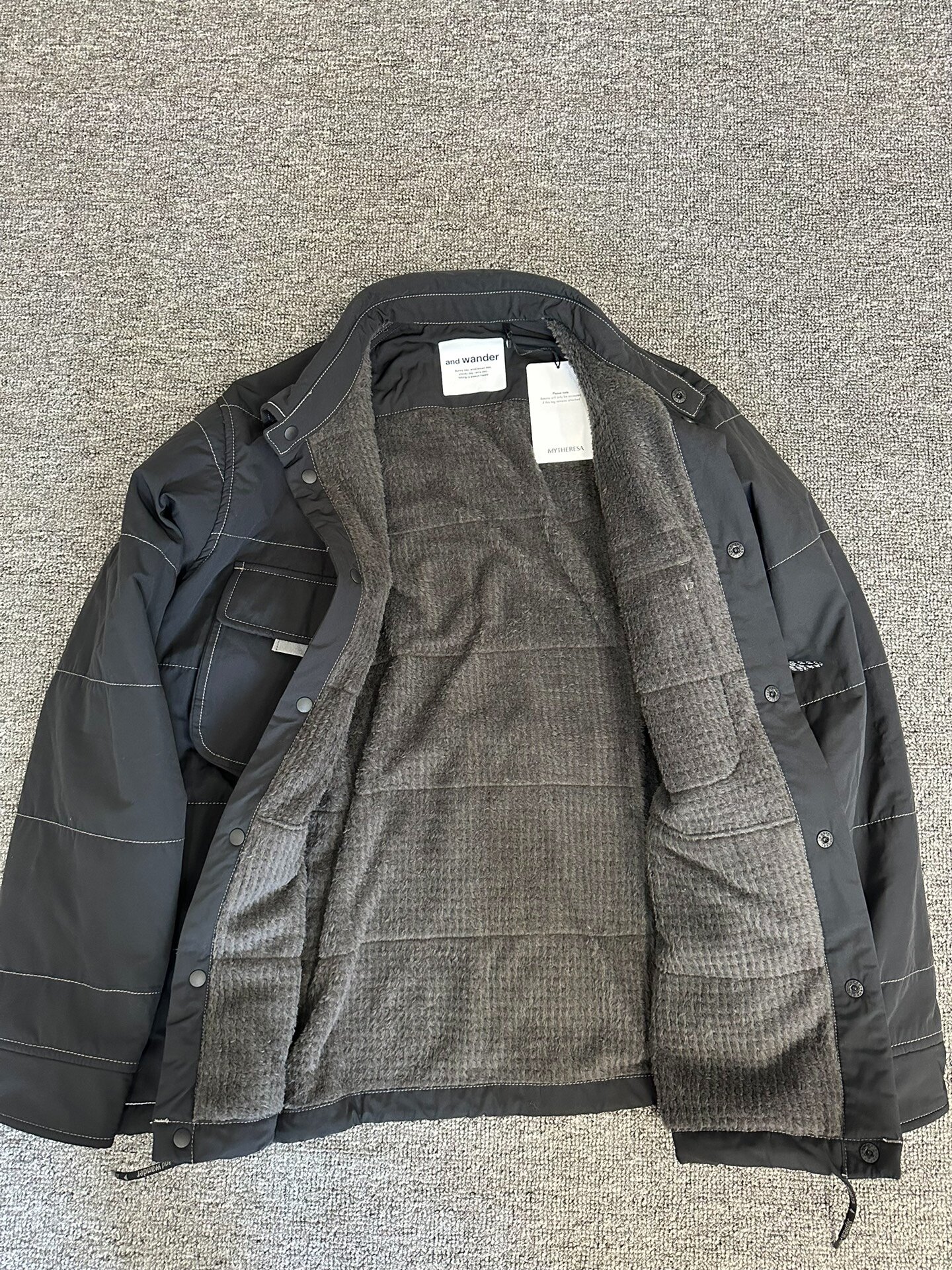 And Wander Cotton Jacket XL Japan — front