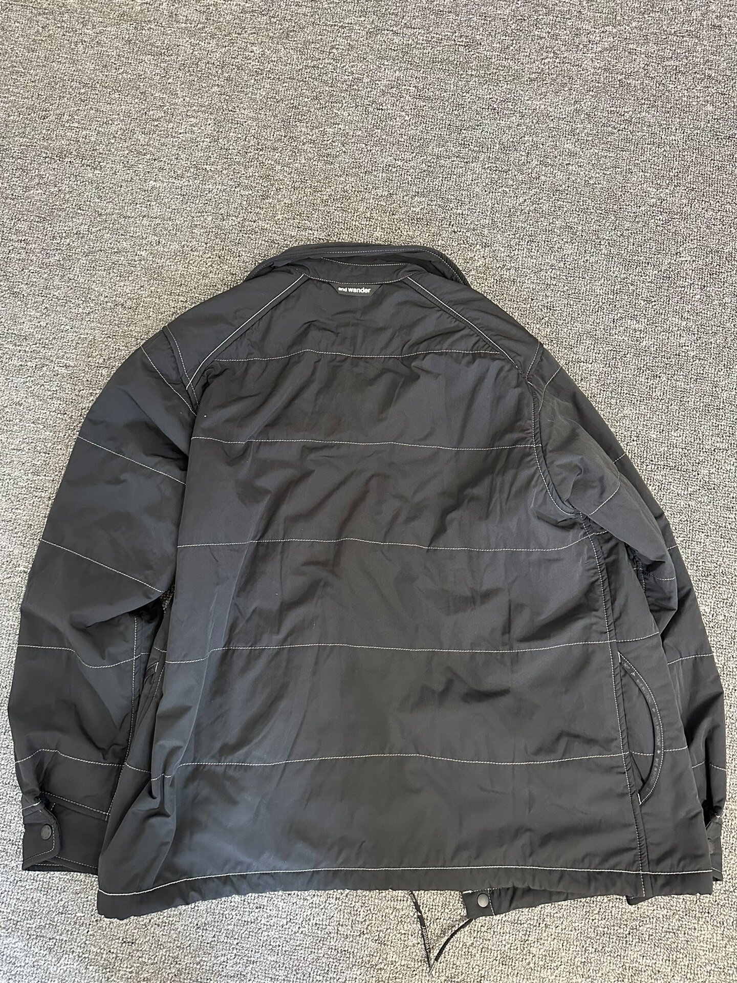 And Wander Cotton Jacket XL Japan — detail