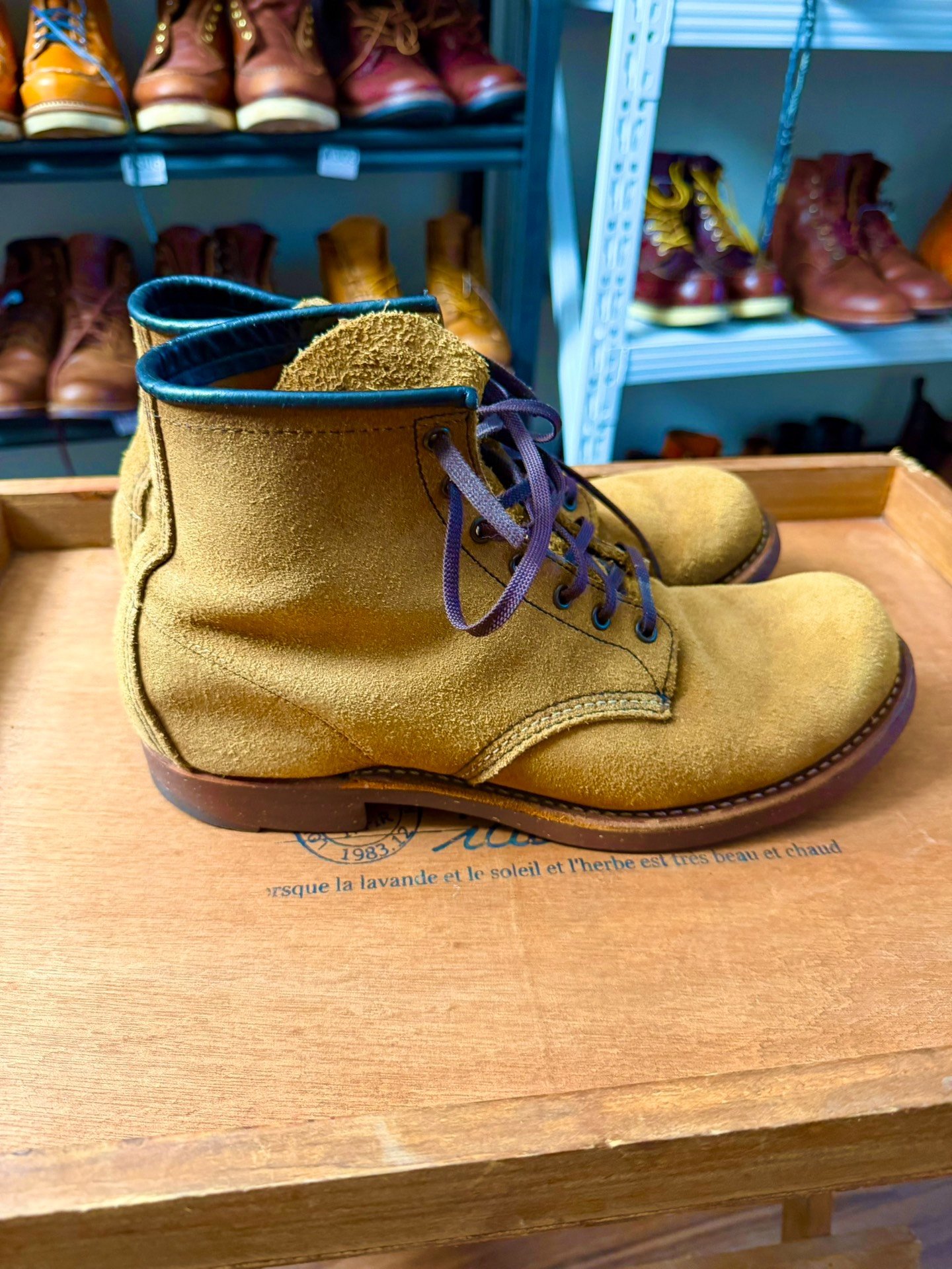 Red Wing 9162 Retro Leather Boots — detail