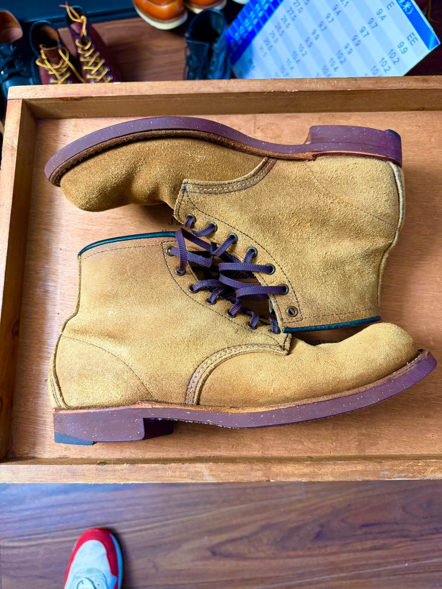 Red Wing 9162 Retro Leather Boots — label