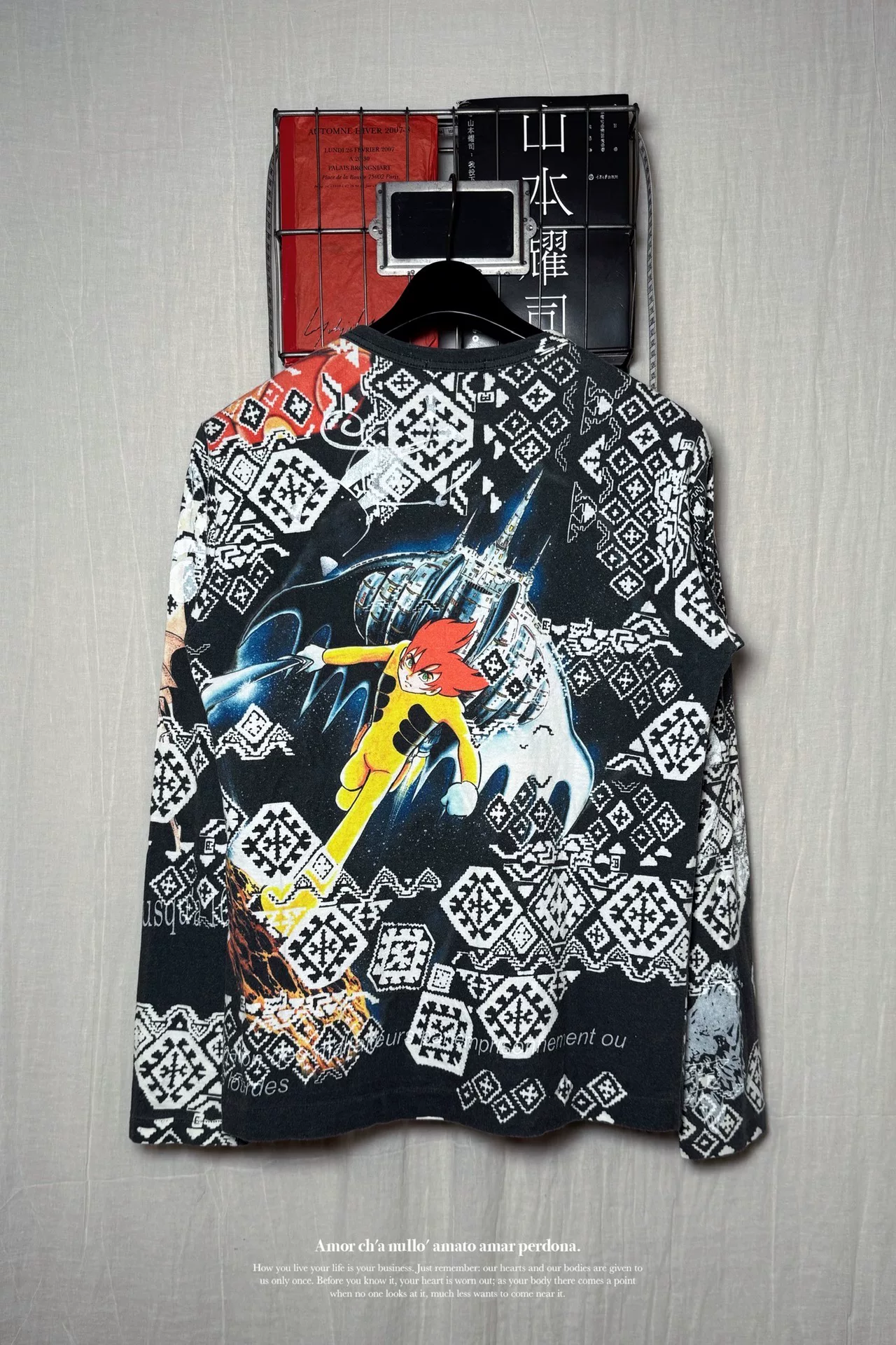Yohji Yamamoto 2007AW Cyborg 009 Top — label