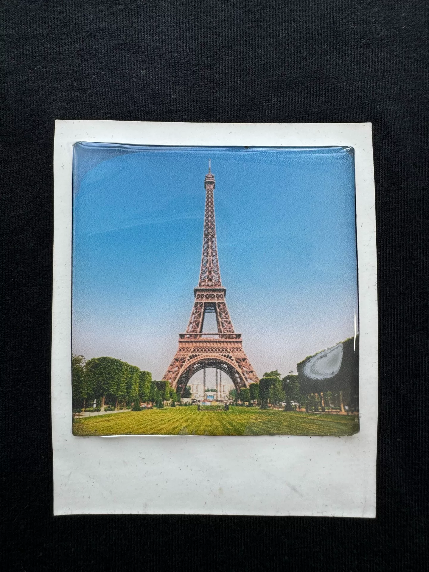 Balenciaga Eiffel Tower Polaroid Short-Sleeve T-Shirt — back