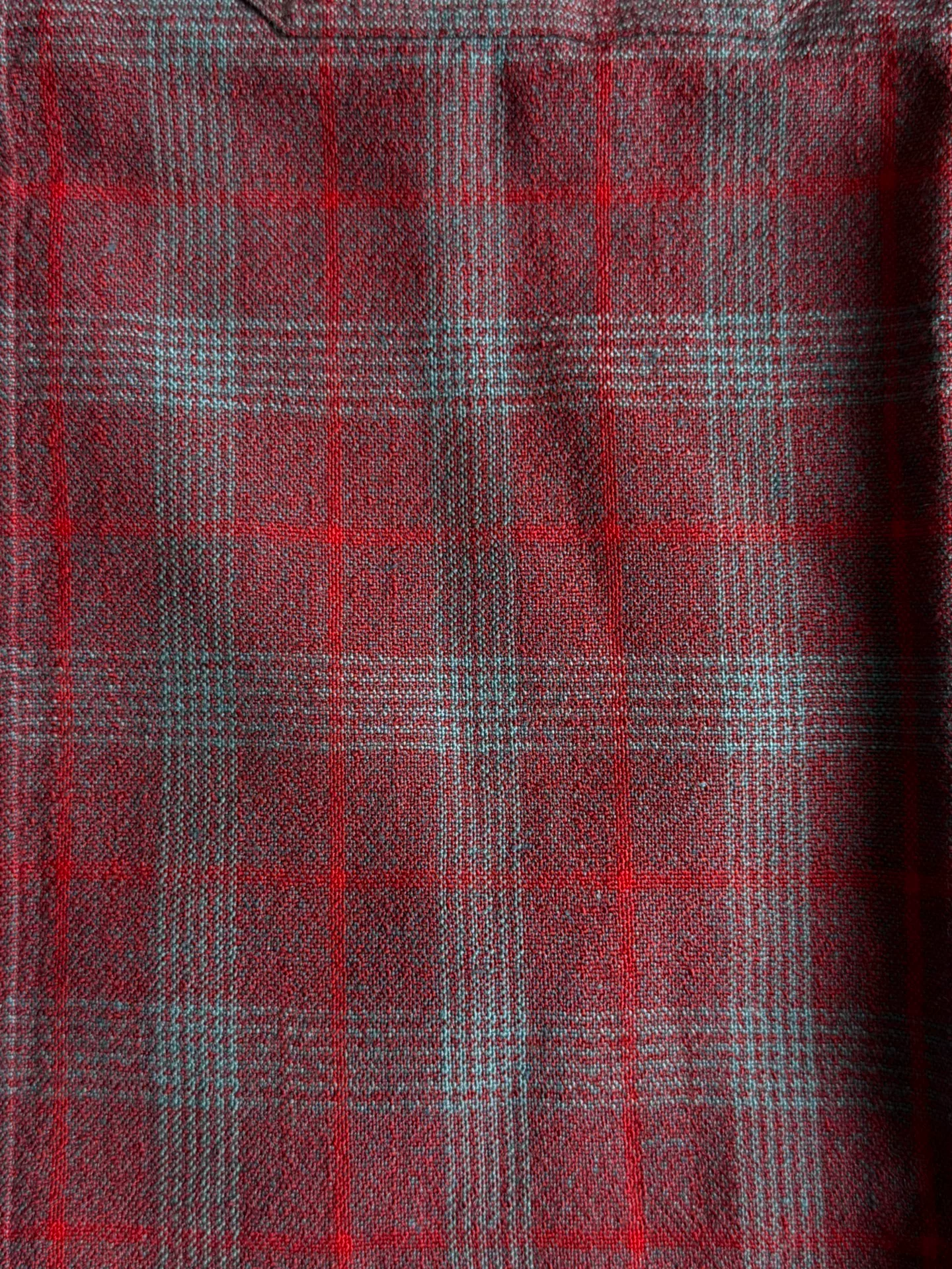 VISVIM 25AW Lumber Check L/S Wool Blend Shirt — back