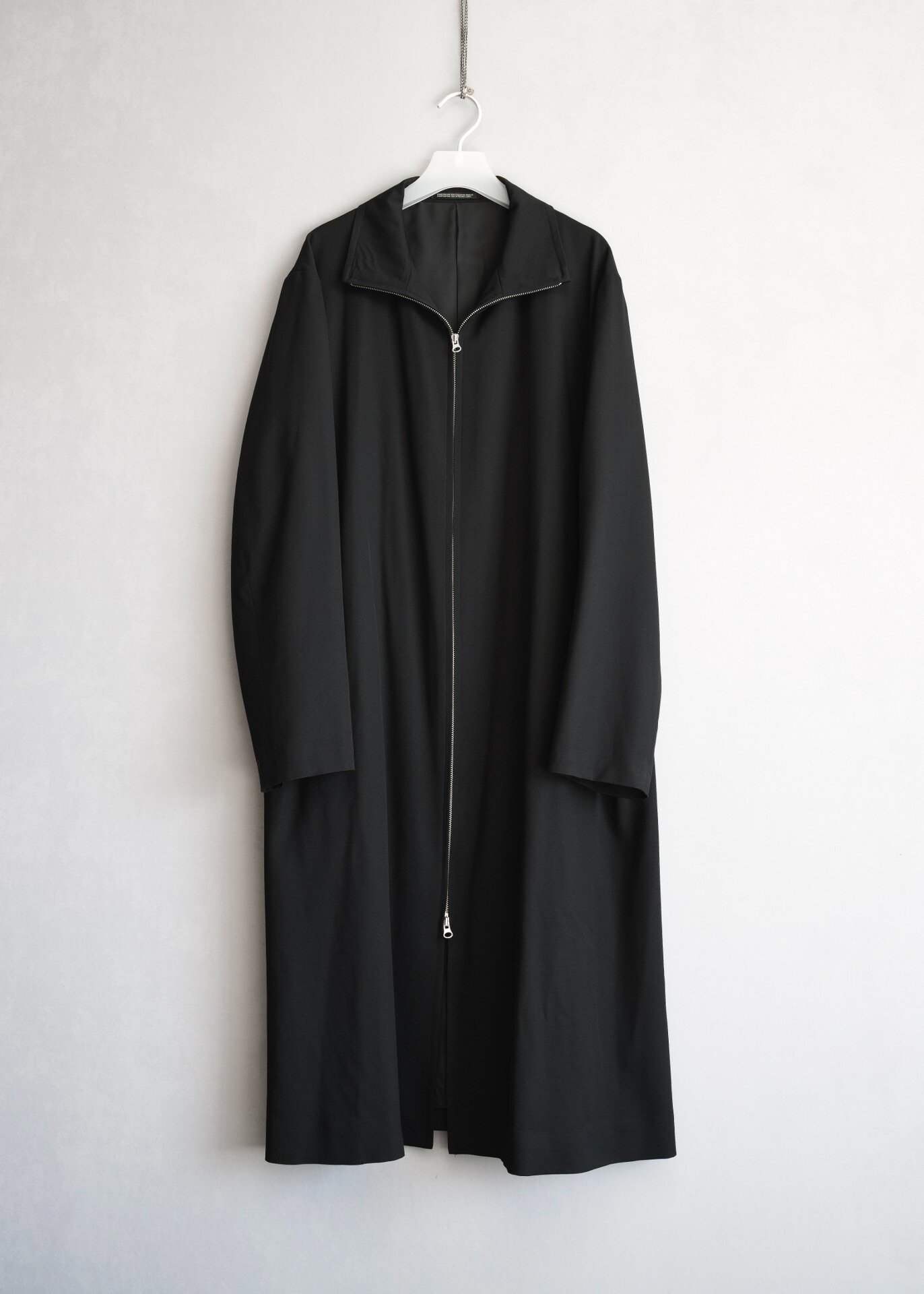 Yohji Yamamoto 00AW Double Zipper Coat — detail