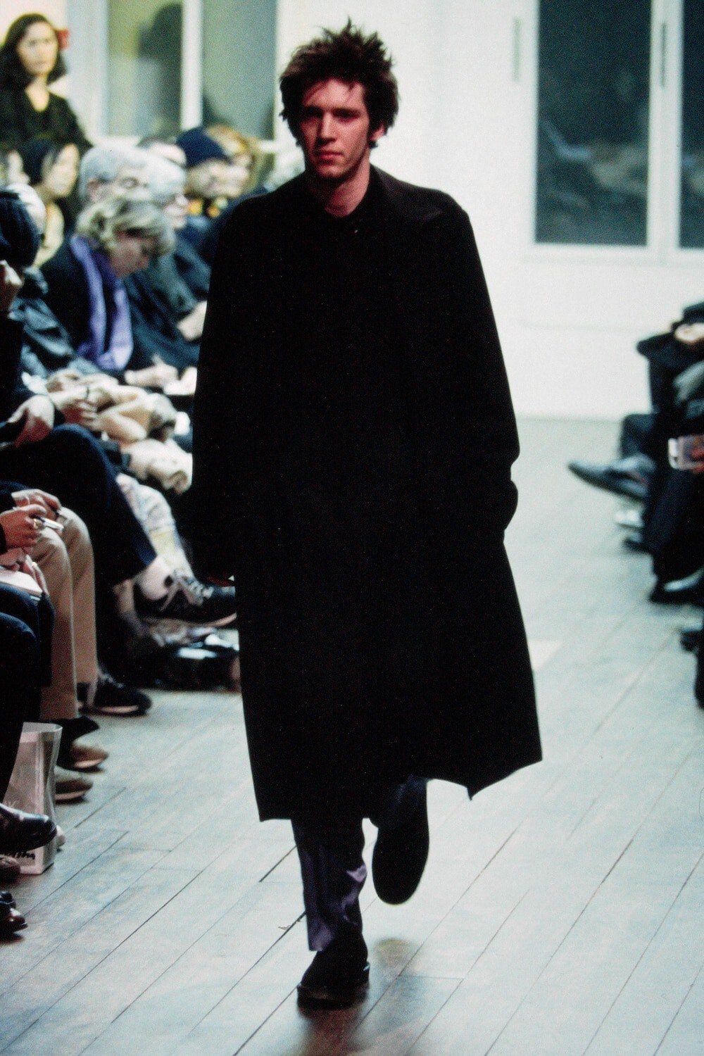 Yohji Yamamoto 00AW Double Zipper Coat — front