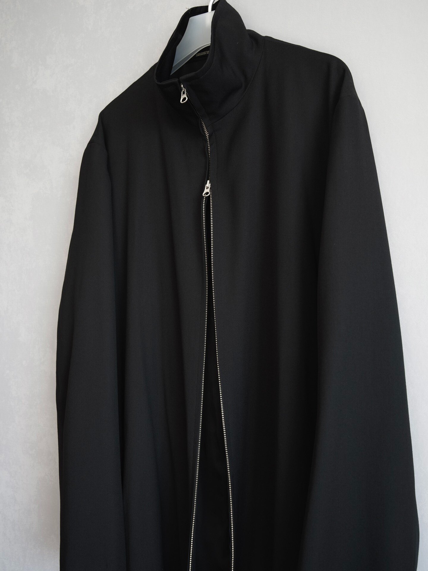 Yohji Yamamoto 00AW Double Zipper Coat — label