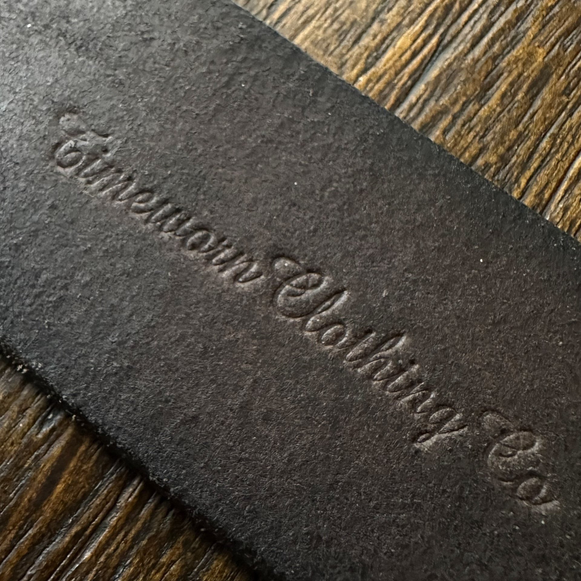 TWC Horsehide Belt Aoyama Limited — front