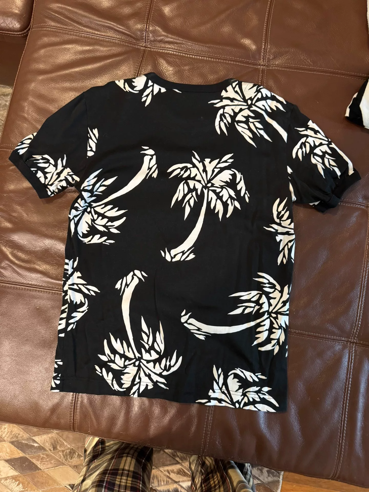 Dolce&Gabbana Black Palm Tree T-Shirt — front