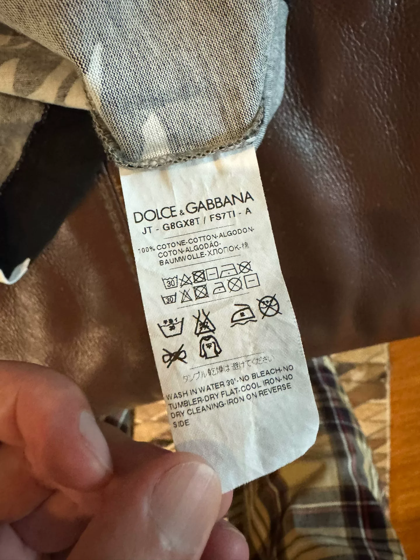 Dolce&Gabbana Black Palm Tree T-Shirt — back